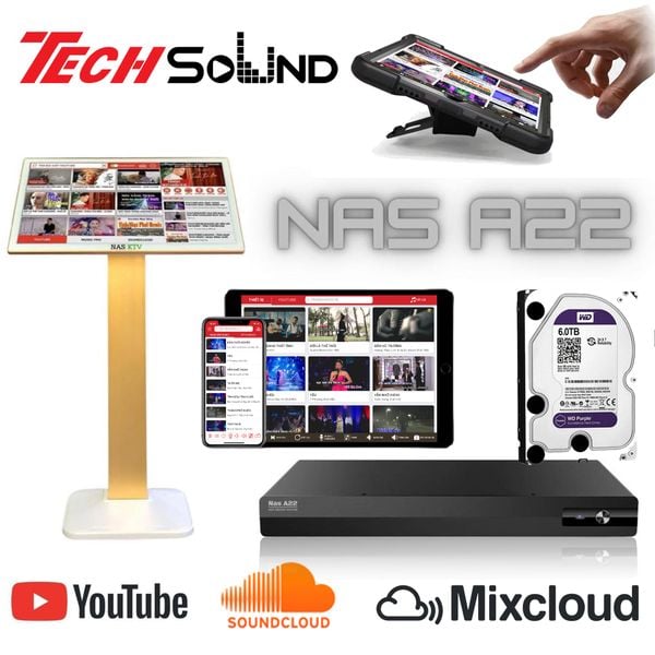 Bộ đầu màn NAS A22 Plus kèm màn hình 22 inch