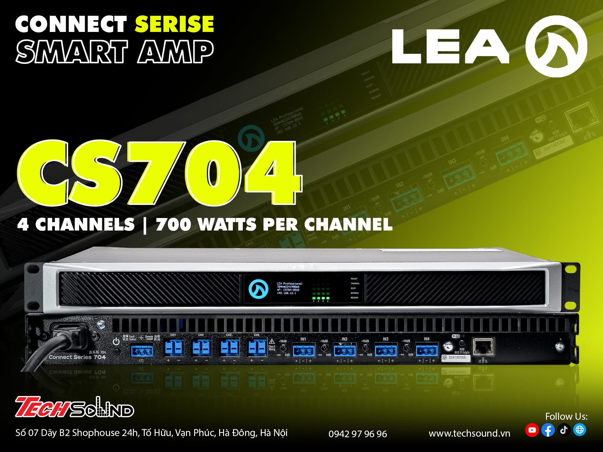 Amplifier LEA Professional CS704