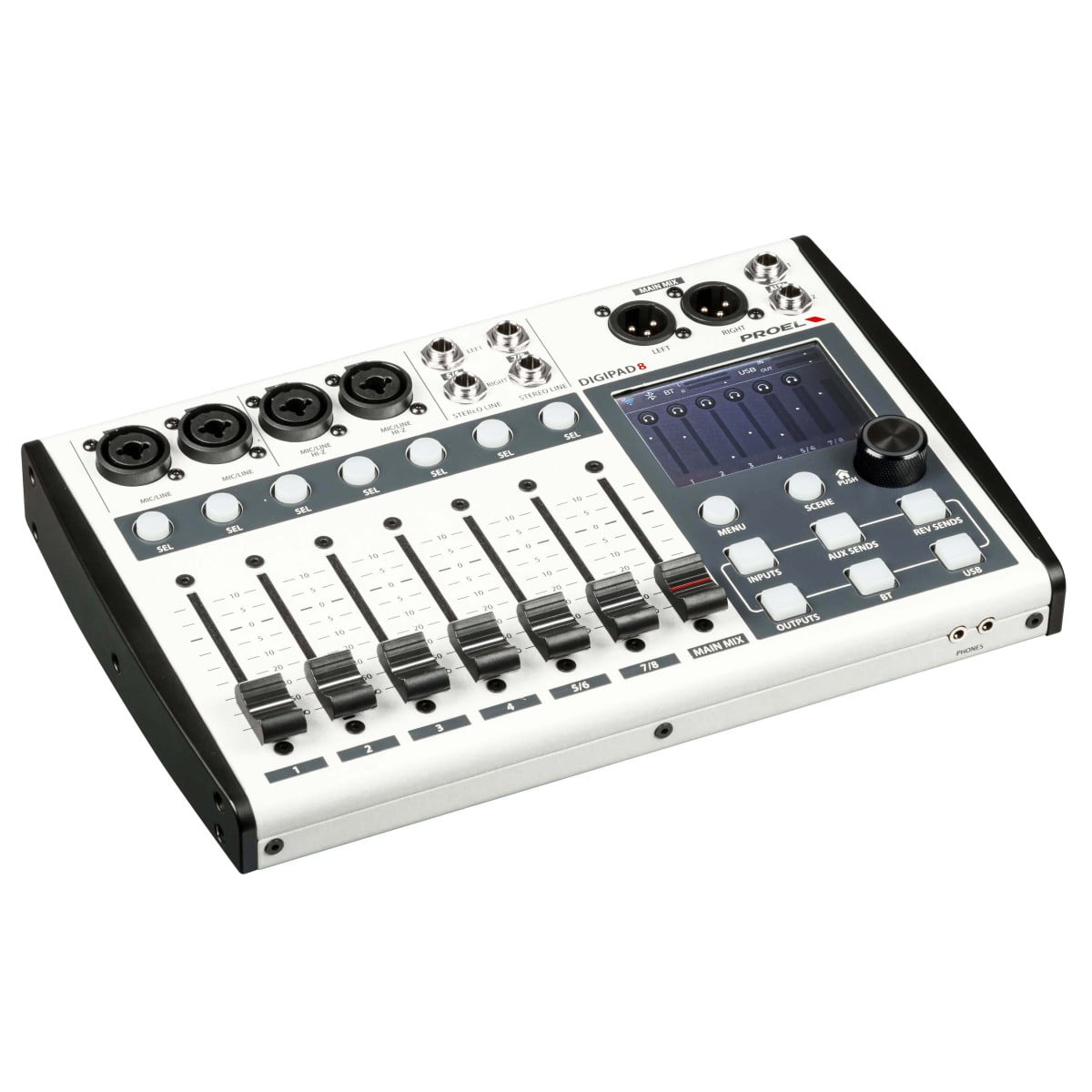 Bàn Mixer kỹ thuật số Proel DIGIPAD8