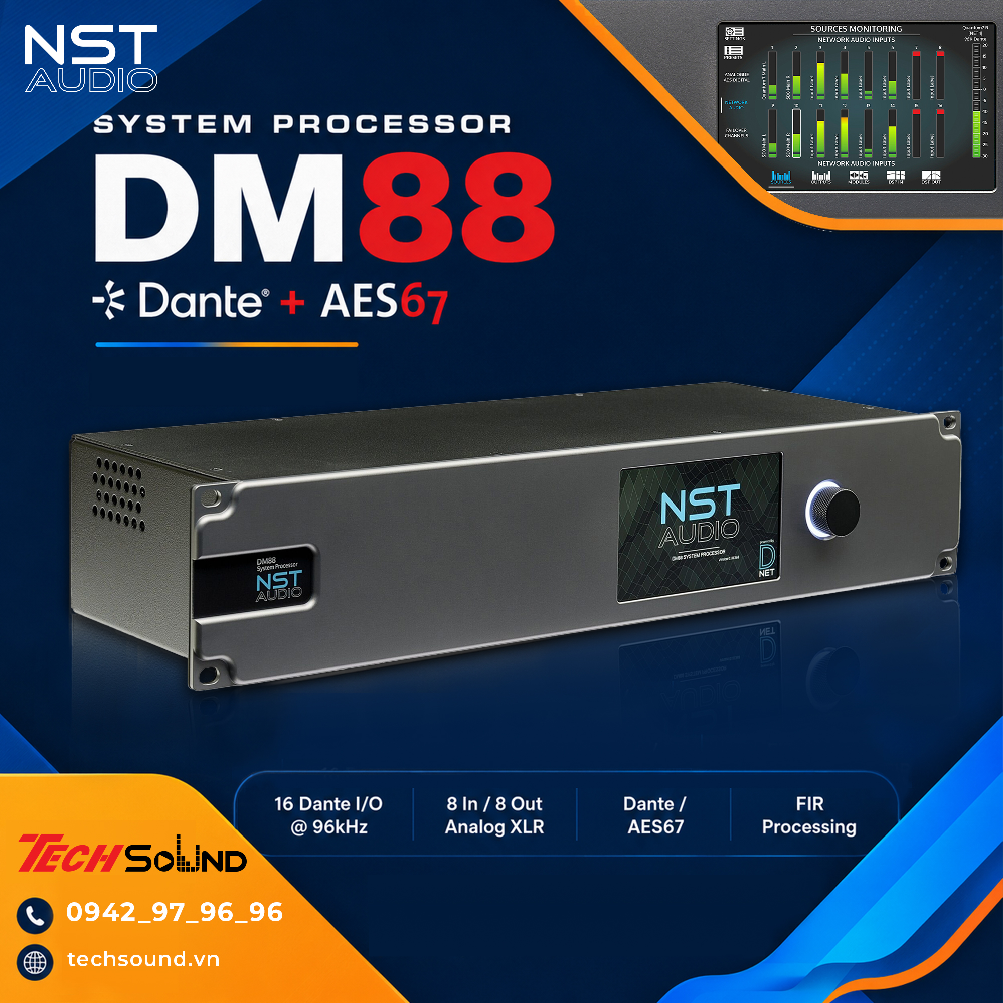 NST Audio DM88 Made in UK