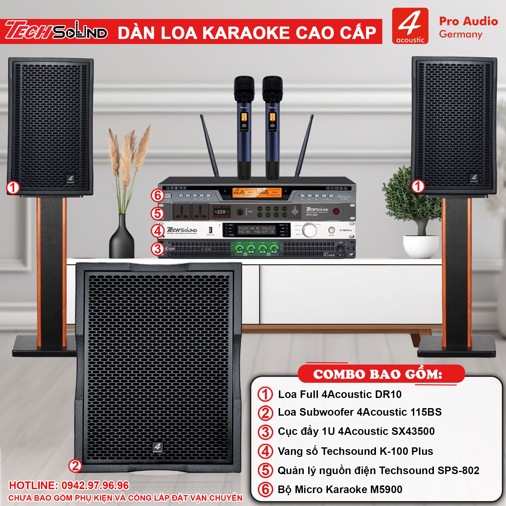 Dàn Loa Karaoke 4Acoustic DR10 [01]