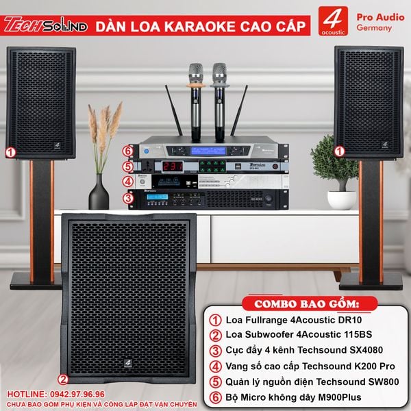 Dàn Loa Karaoke 4Acoustic DR10 [08]