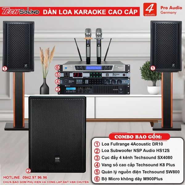 Dàn Loa Karaoke 4Acoustic DR10 [07]