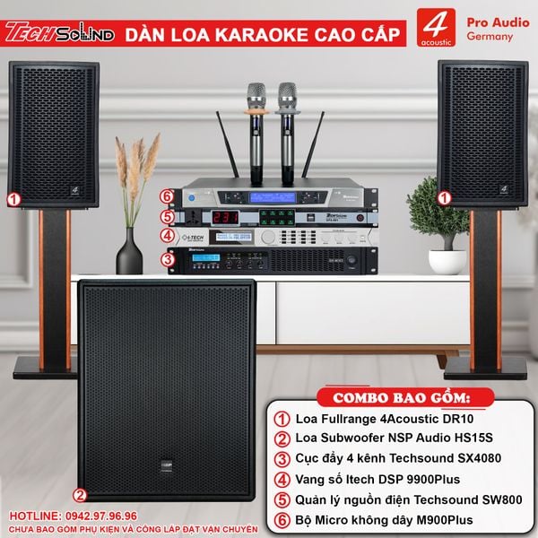 Dàn Loa Karaoke 4Acoustic DR10 [06]