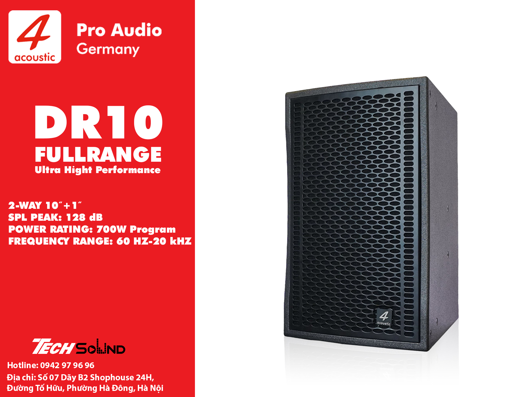 Loa Fullrange 4Acoustic DR10