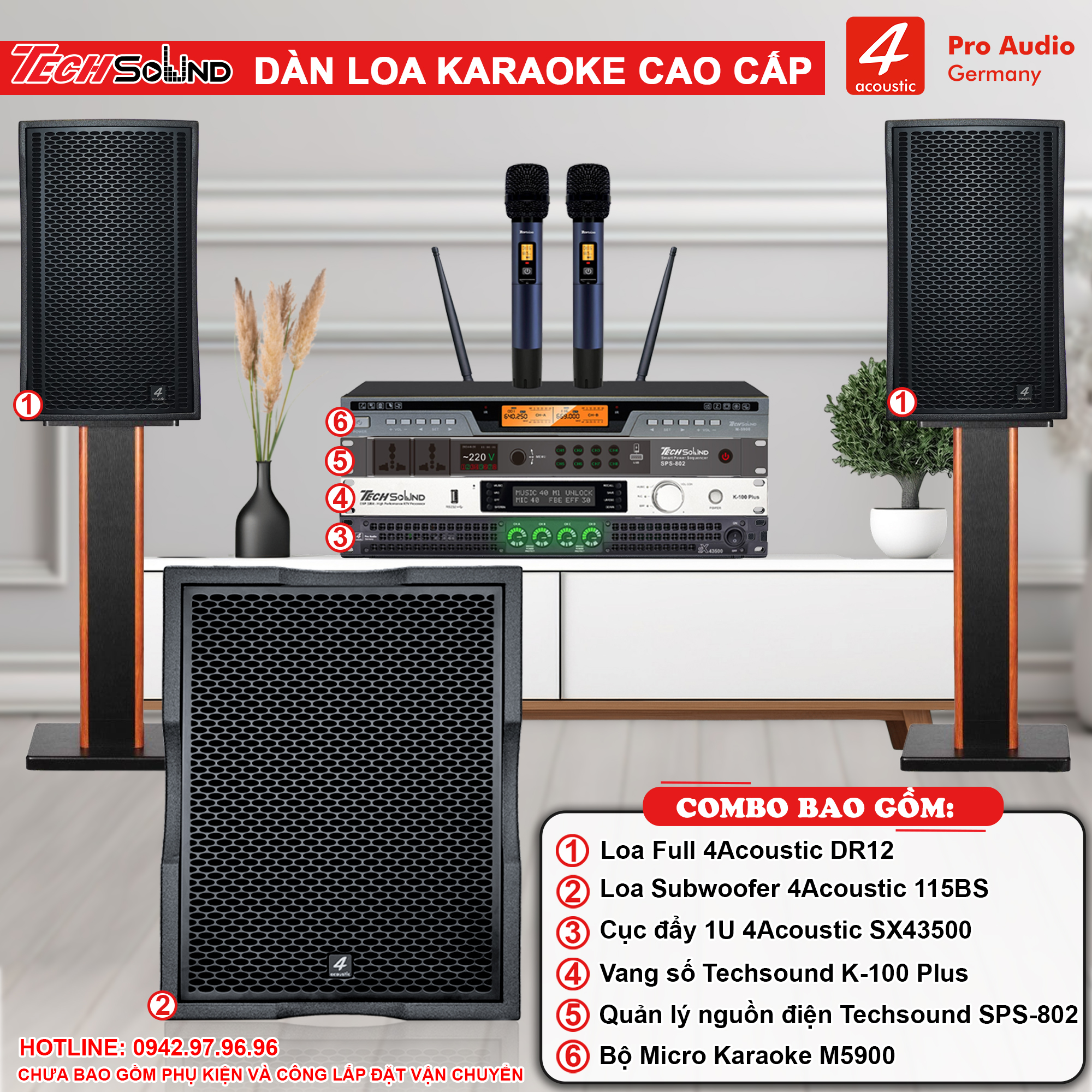 Dàn Loa Karaoke 4Acoustic DR12 [02]