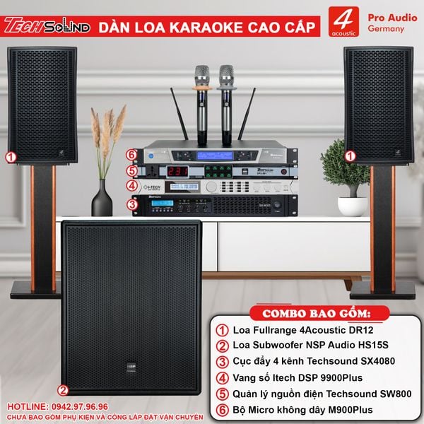 Dàn Loa Karaoke 4Acoustic DR12 [07]