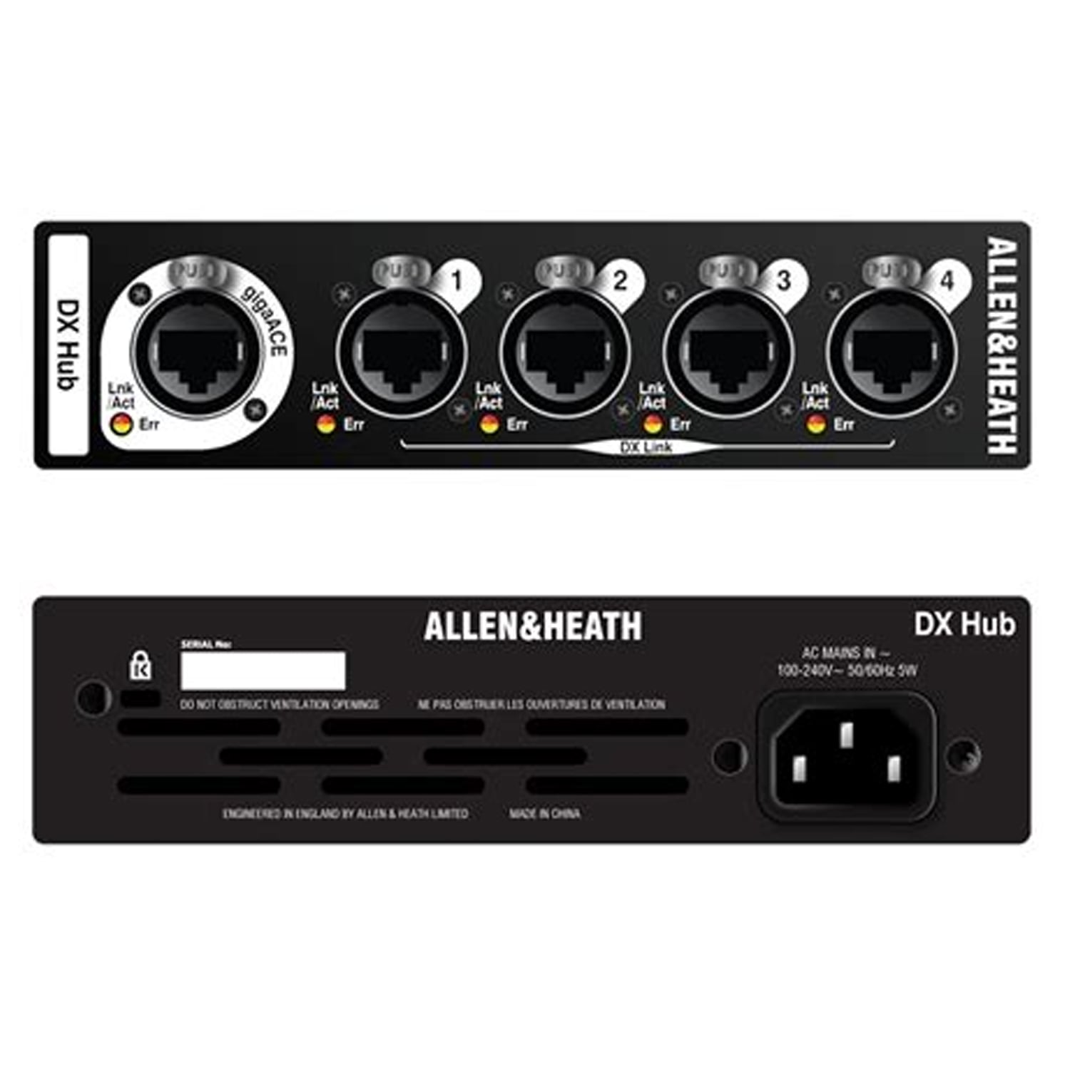 Allen & Heath DX-HUB – Bộ mở rộng DX 128×128 kênh 96kHz