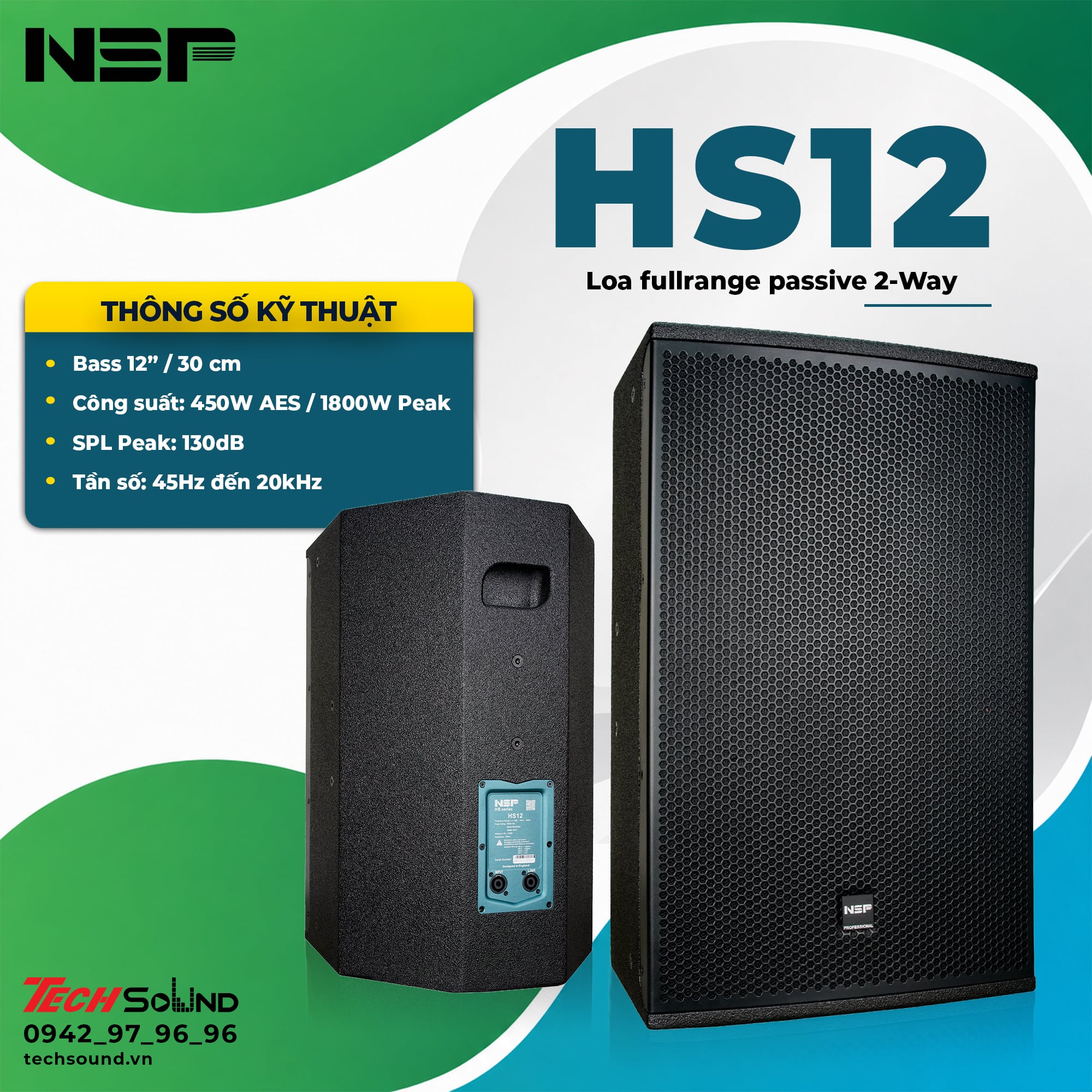 Loa Fullrange NSP Audio HS12
