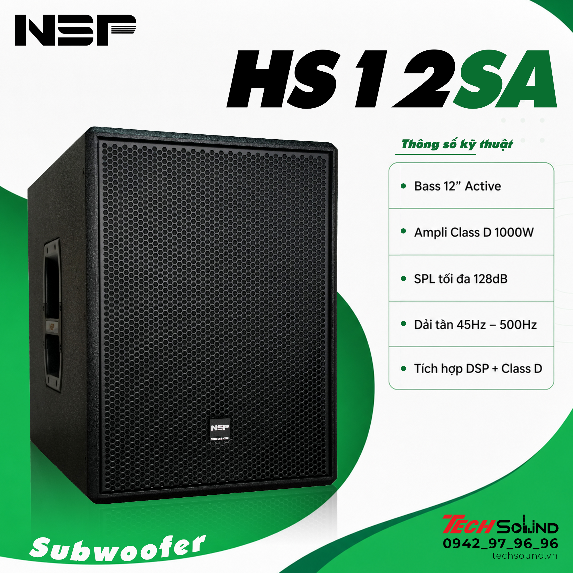 Loa Sub Active NSP Audio HS12SA