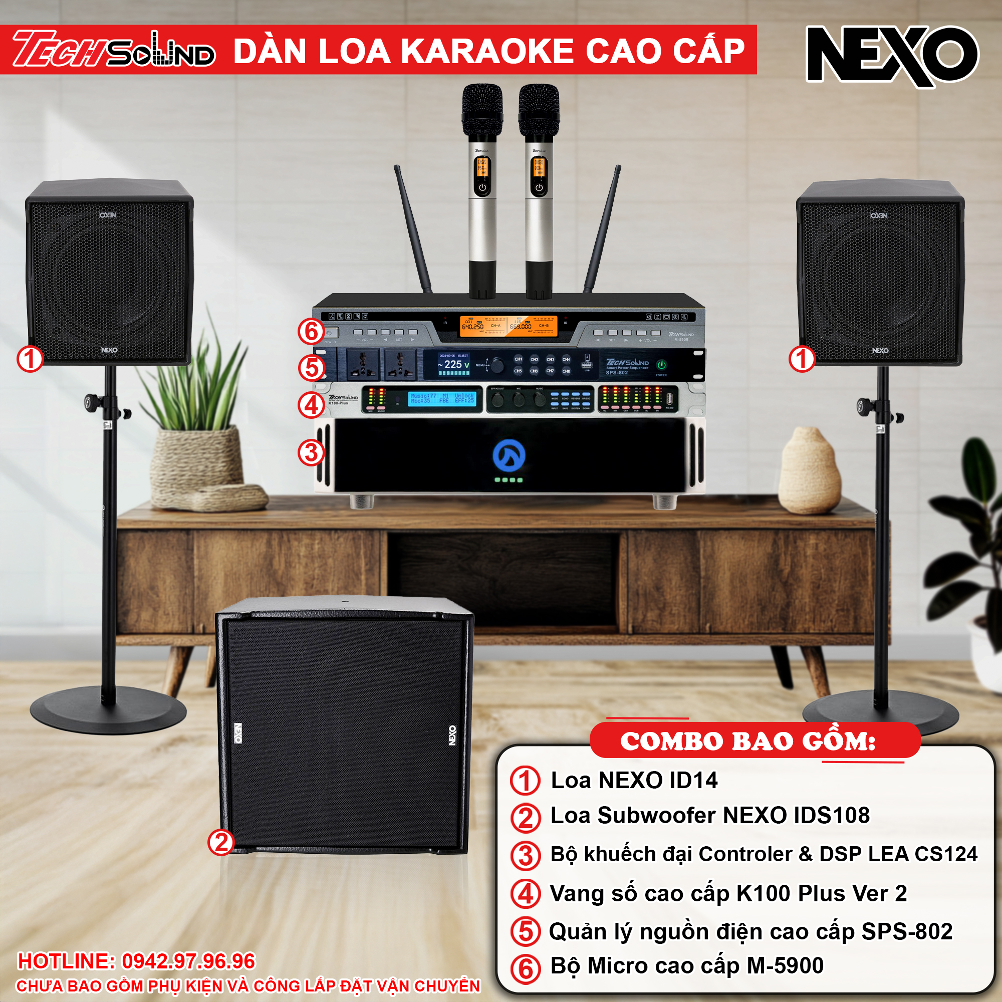 DÀN LOA KARAOKE NEXO ID14 [02]