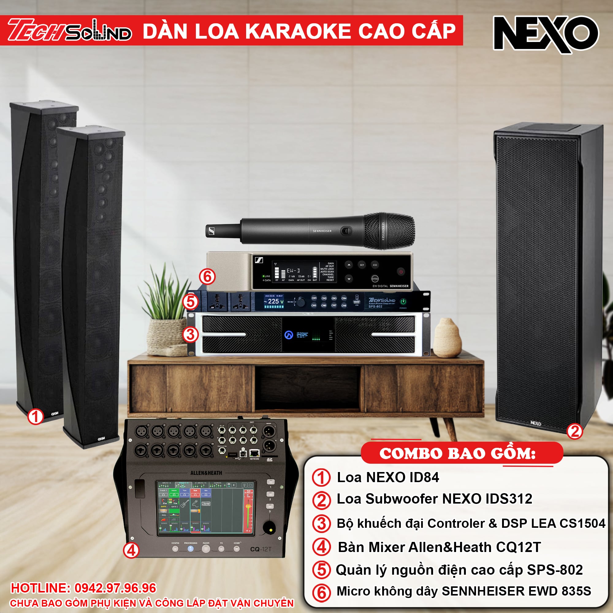 DÀN LOA  KARAOKE NEXO ID84 [08]