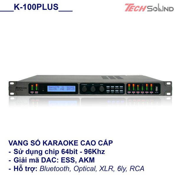 Vang số cao cấp Techsound K100 Plus [Ver2]