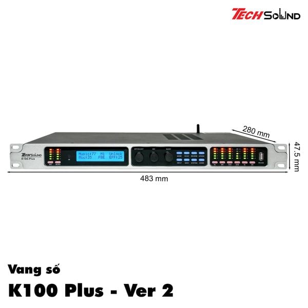 Vang số cao cấp Techsound K100 Plus [Ver2]
