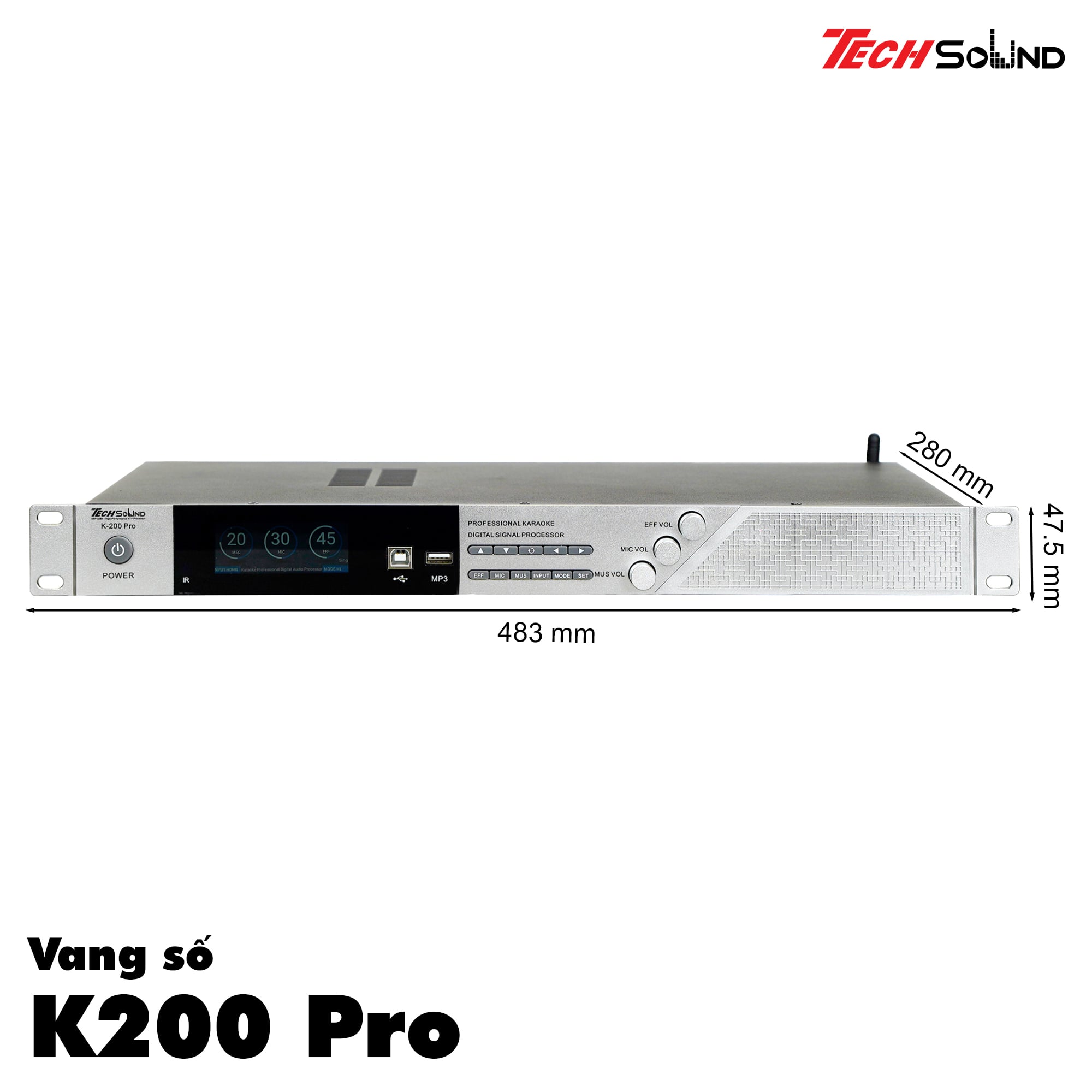 Vang số cao cấp Techsound K200 Pro