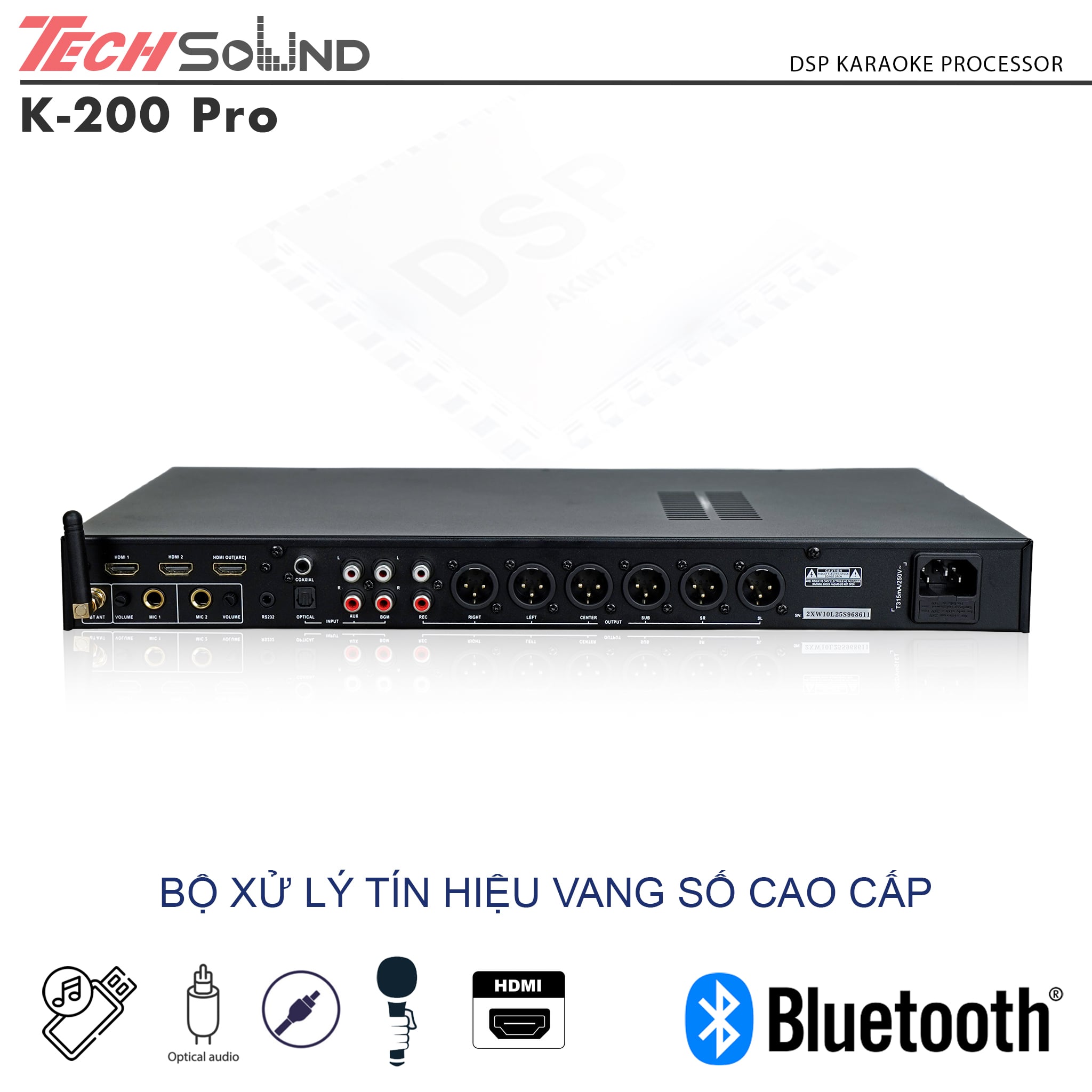 Vang số cao cấp Techsound K200 Pro