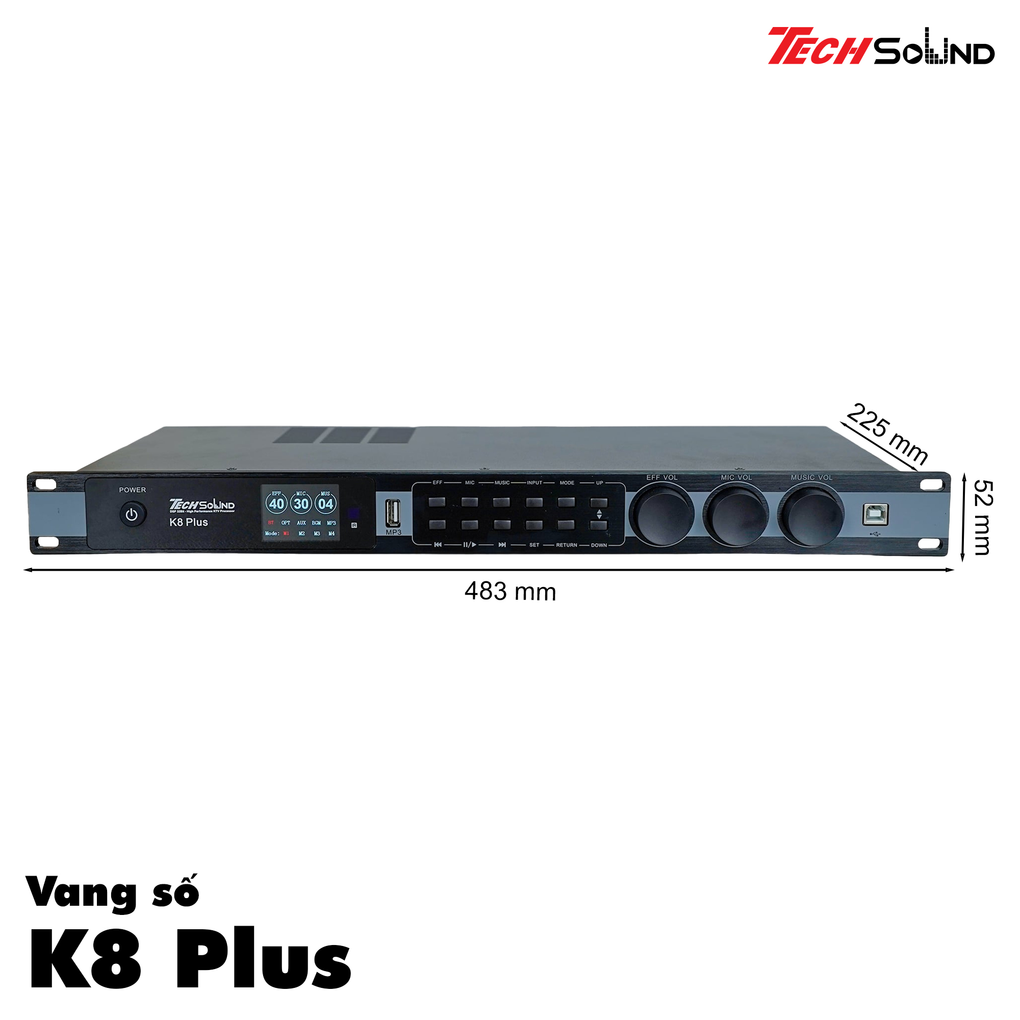 Vang số cao cấp Techsond K8 Plus