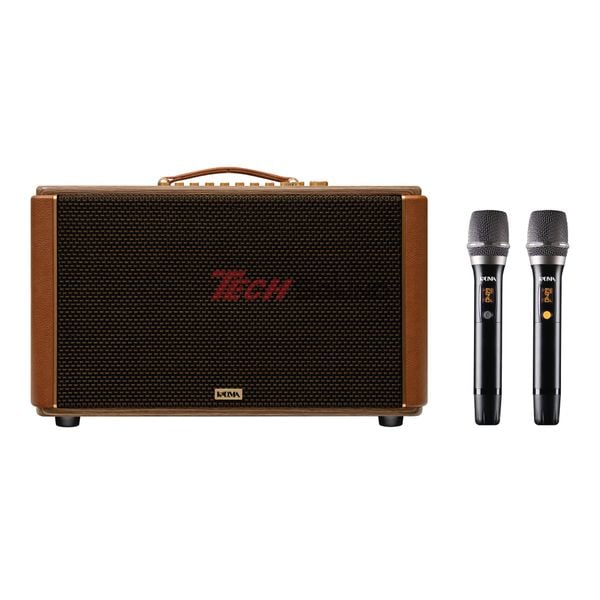 Loa Hi-Fi Karaoke xách tay KADMA KS300 (Nâu)