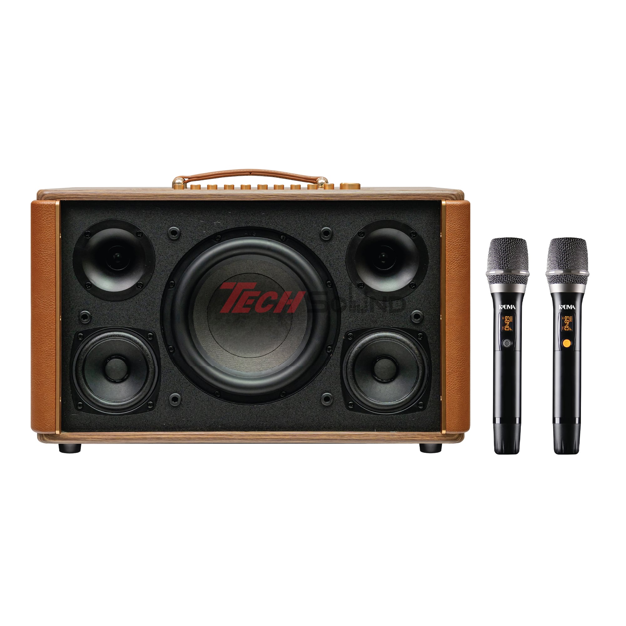 Loa Hi-Fi Karaoke xách tay KADMA KS300 (Nâu)