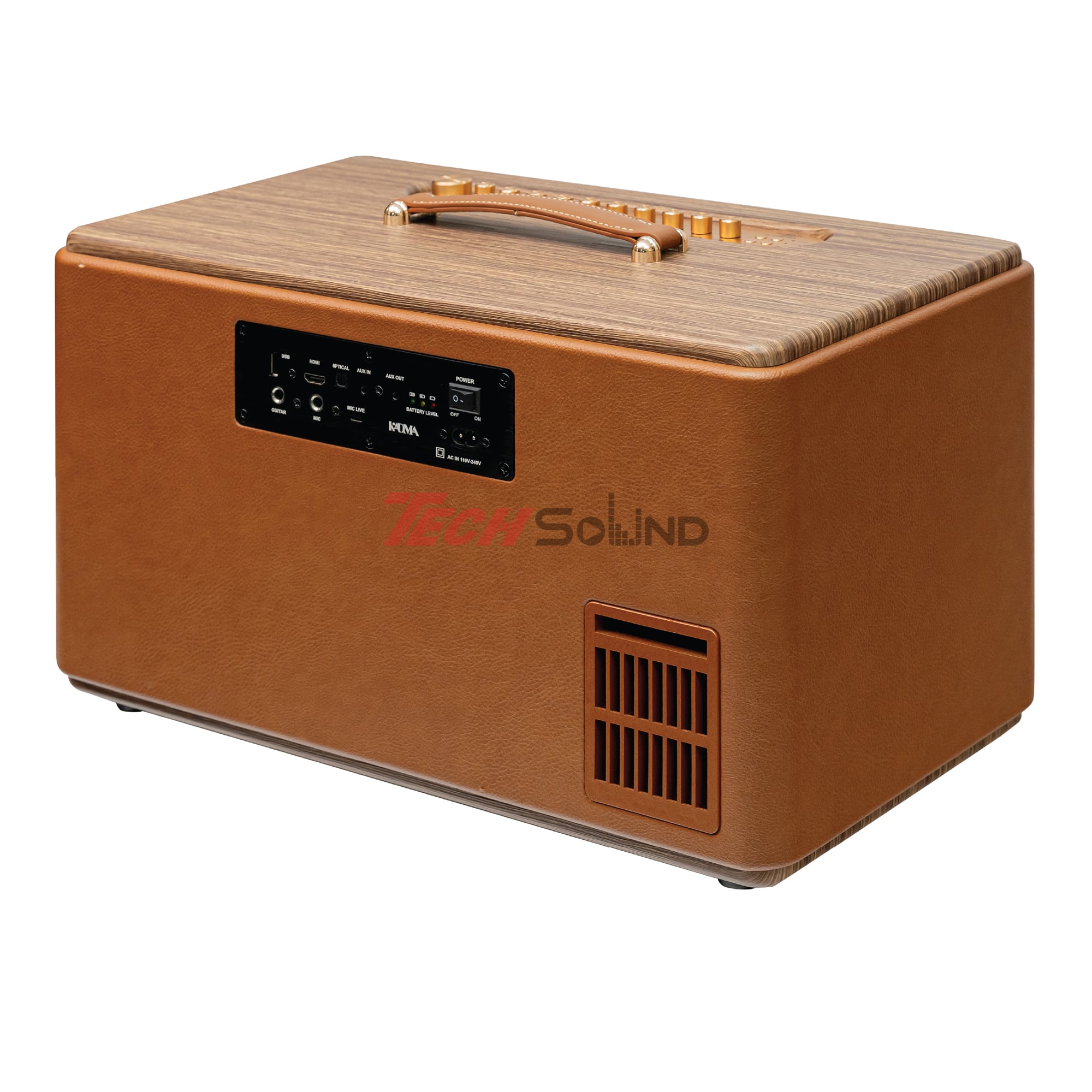 Loa Hi-Fi Karaoke xách tay KADMA KS300 (Nâu)