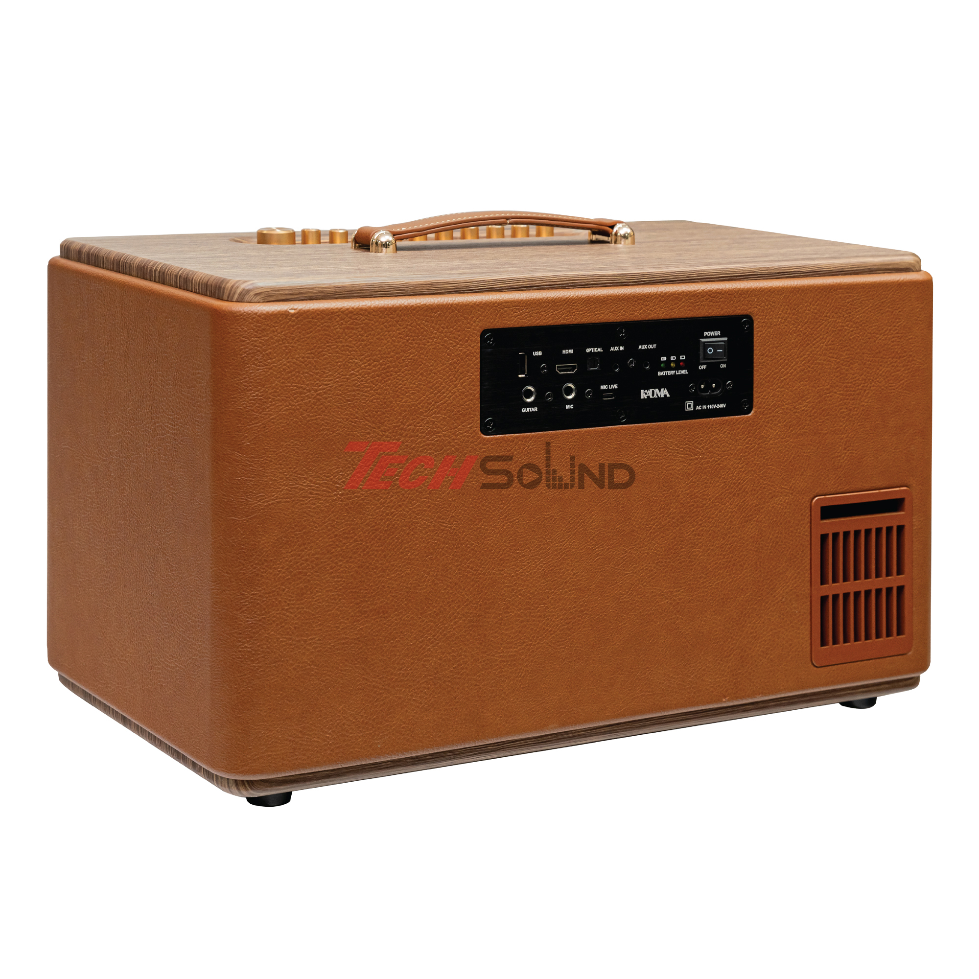 Loa Hi-Fi Karaoke xách tay KADMA KS300 (Nâu)