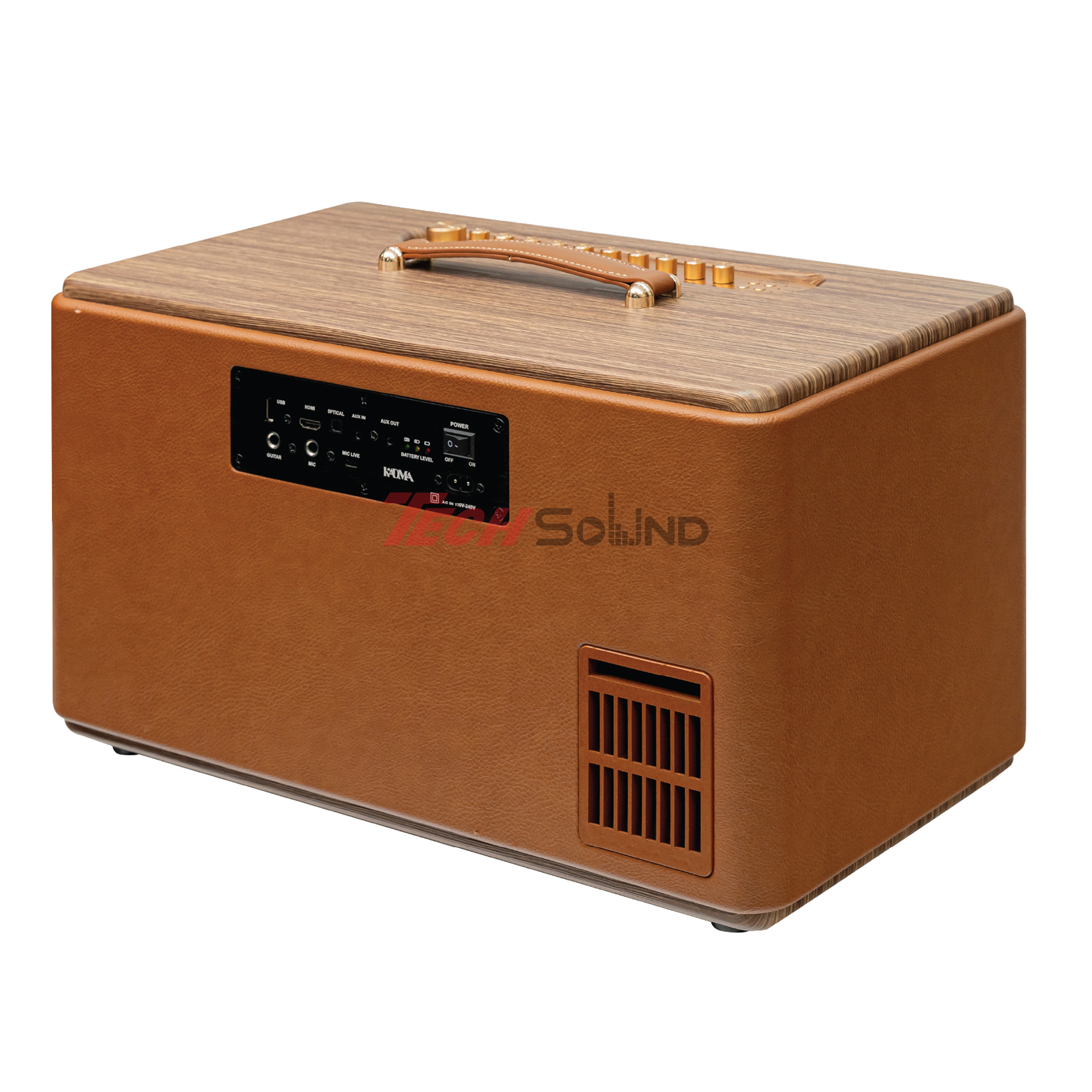 Loa Hi-Fi Karaoke xách tay KADMA KS350 (Nâu)