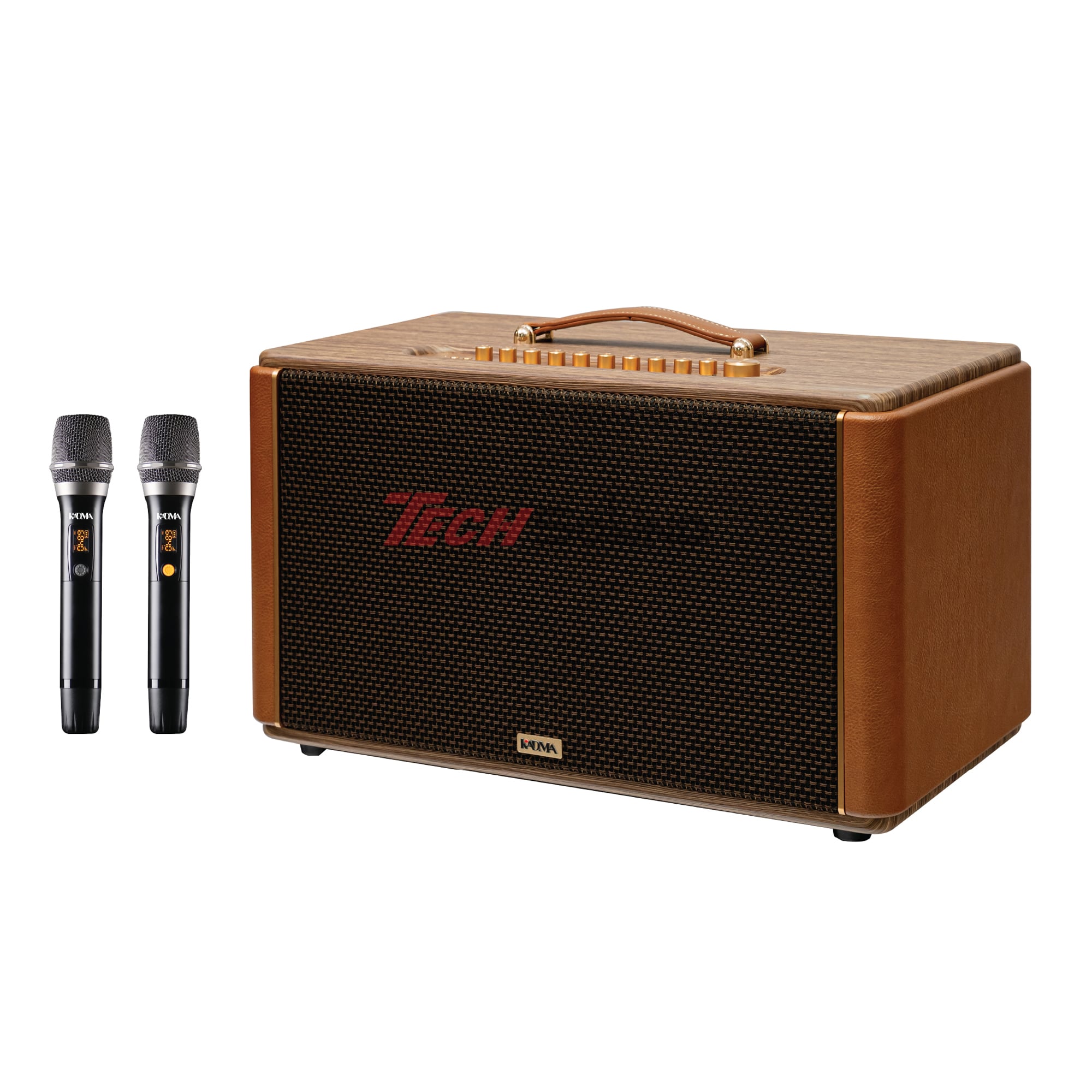 Loa Hi-Fi Karaoke xách tay KADMA KS350 (Nâu)