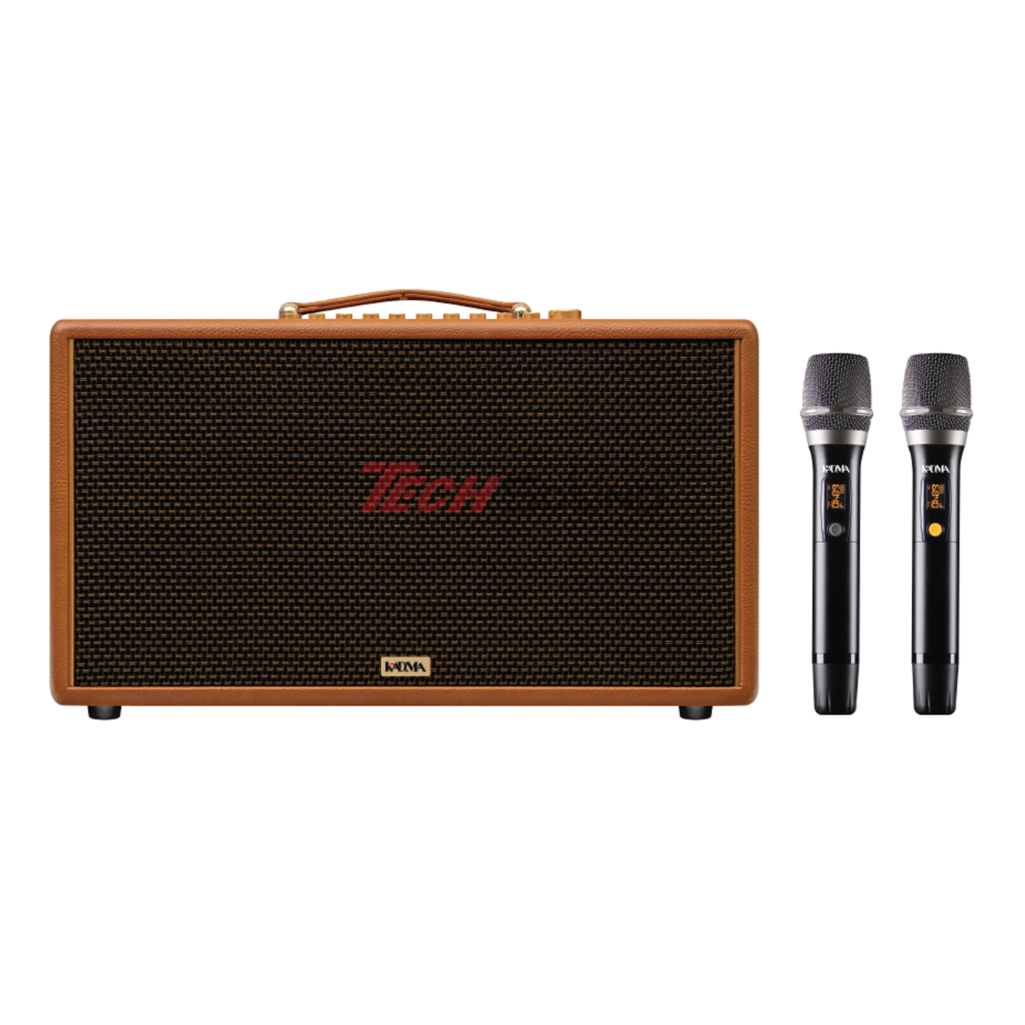 Loa Hi-Fi Karaoke xách tay KADMA KS68 (Nâu)