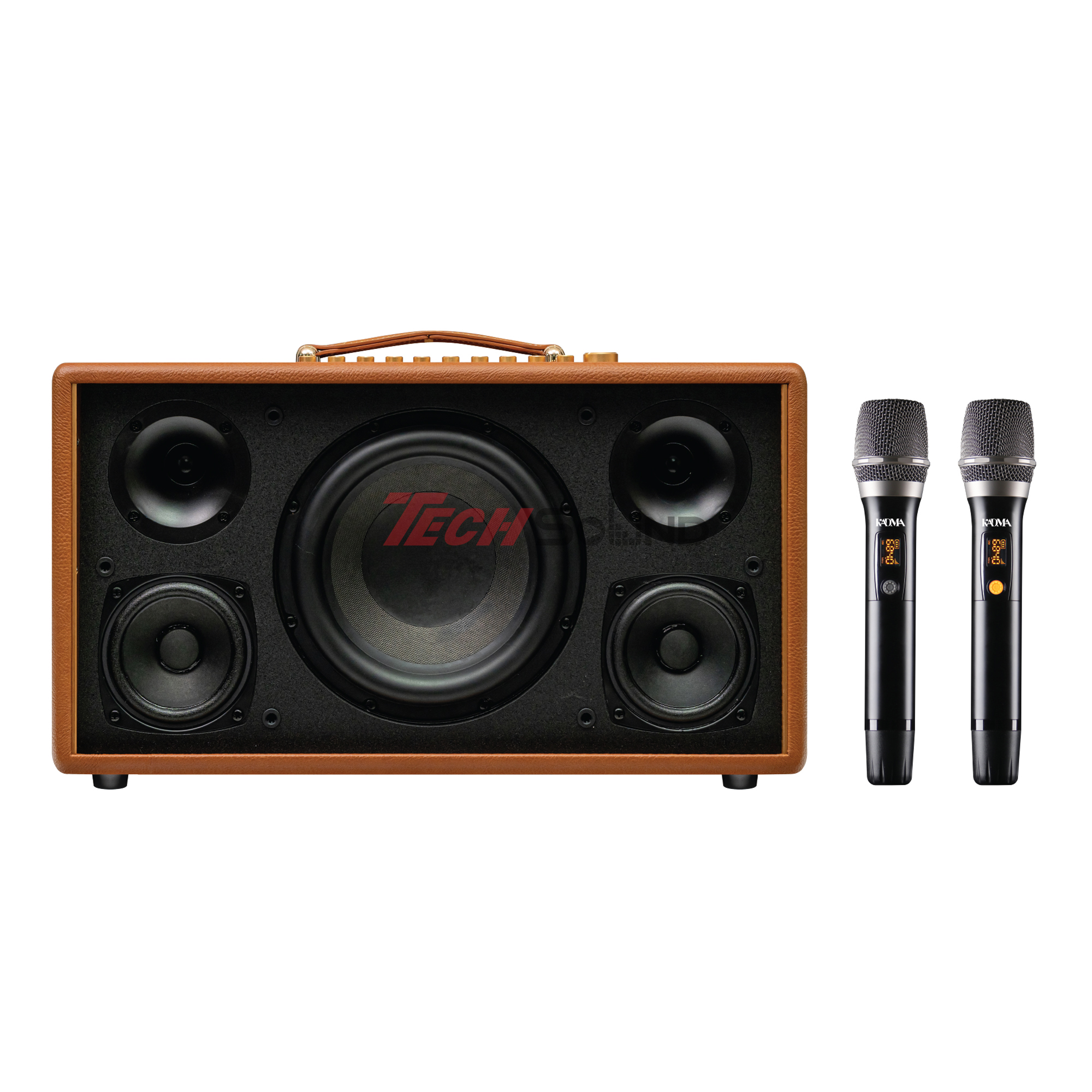 Loa Hi-Fi Karaoke xách tay KADMA KS68 (Nâu)