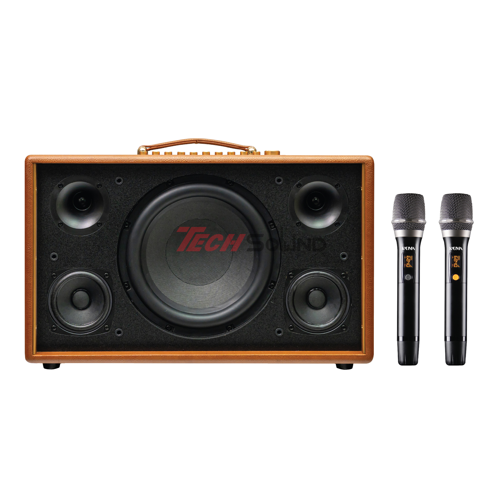Loa Hi-Fi Karaoke xách tay KADMA KS88 (Nâu)
