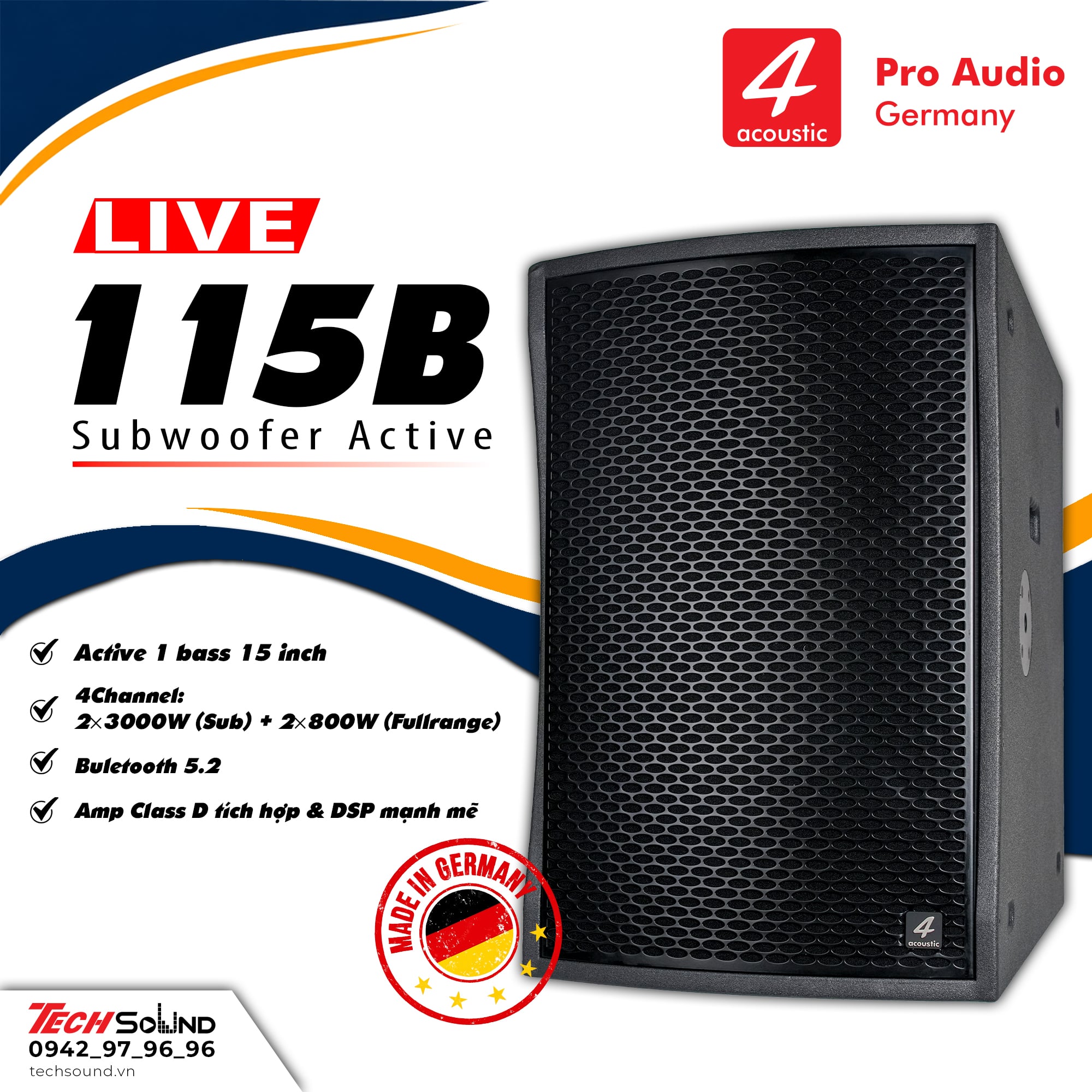 Loa Sub Active 4Acoustic LIVE 115B