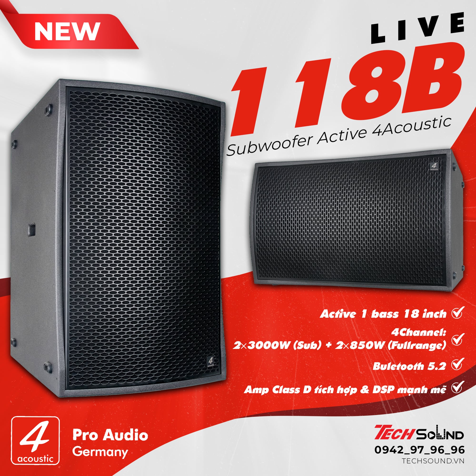 Loa Sub Active 4Acoustic LIVE 118B