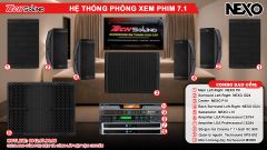 Cấu hình Hệ thống âm thanh NEXO Xem Phim 7.1 [01]
