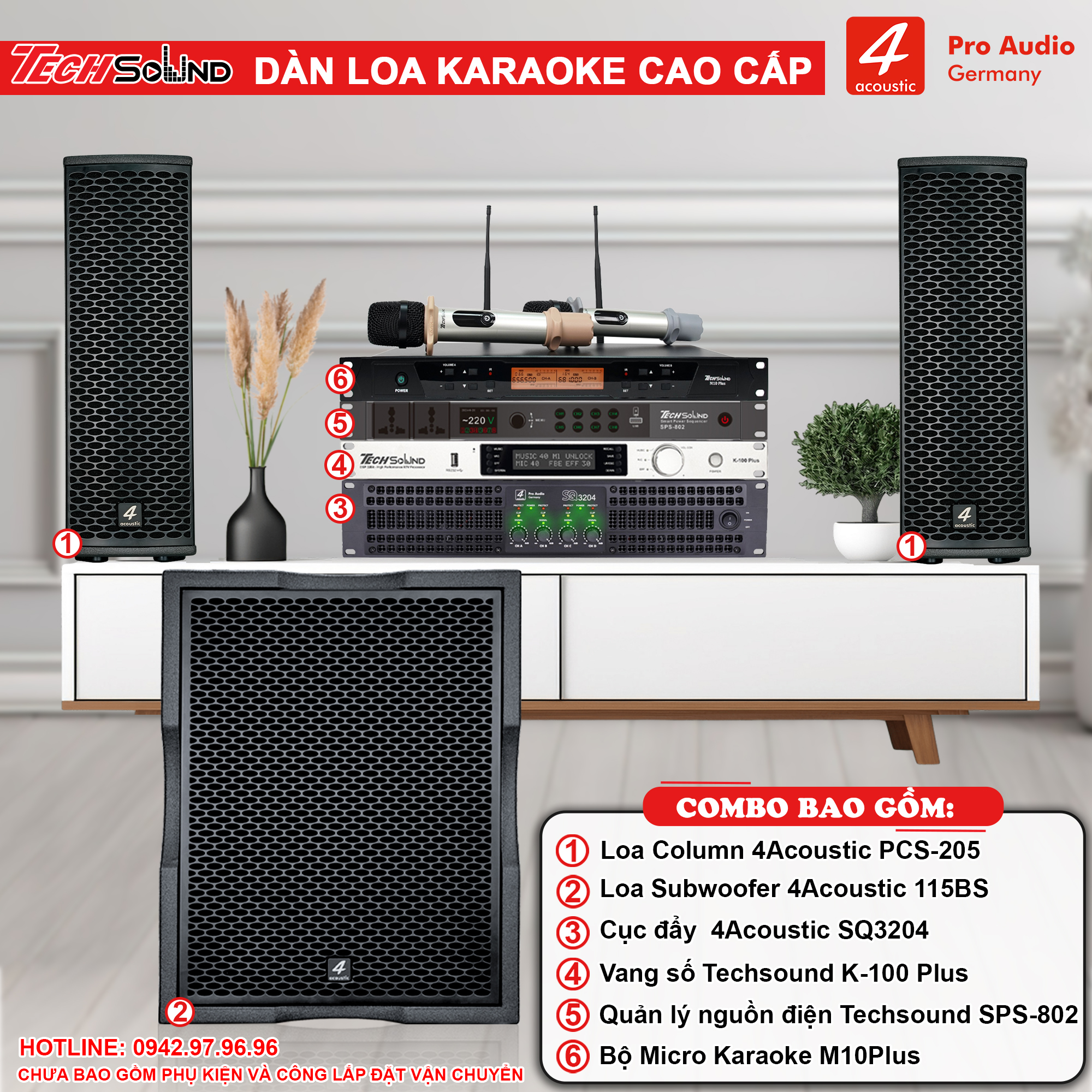 Dàn Loa Column 4Acoustic PCS-205 [02]