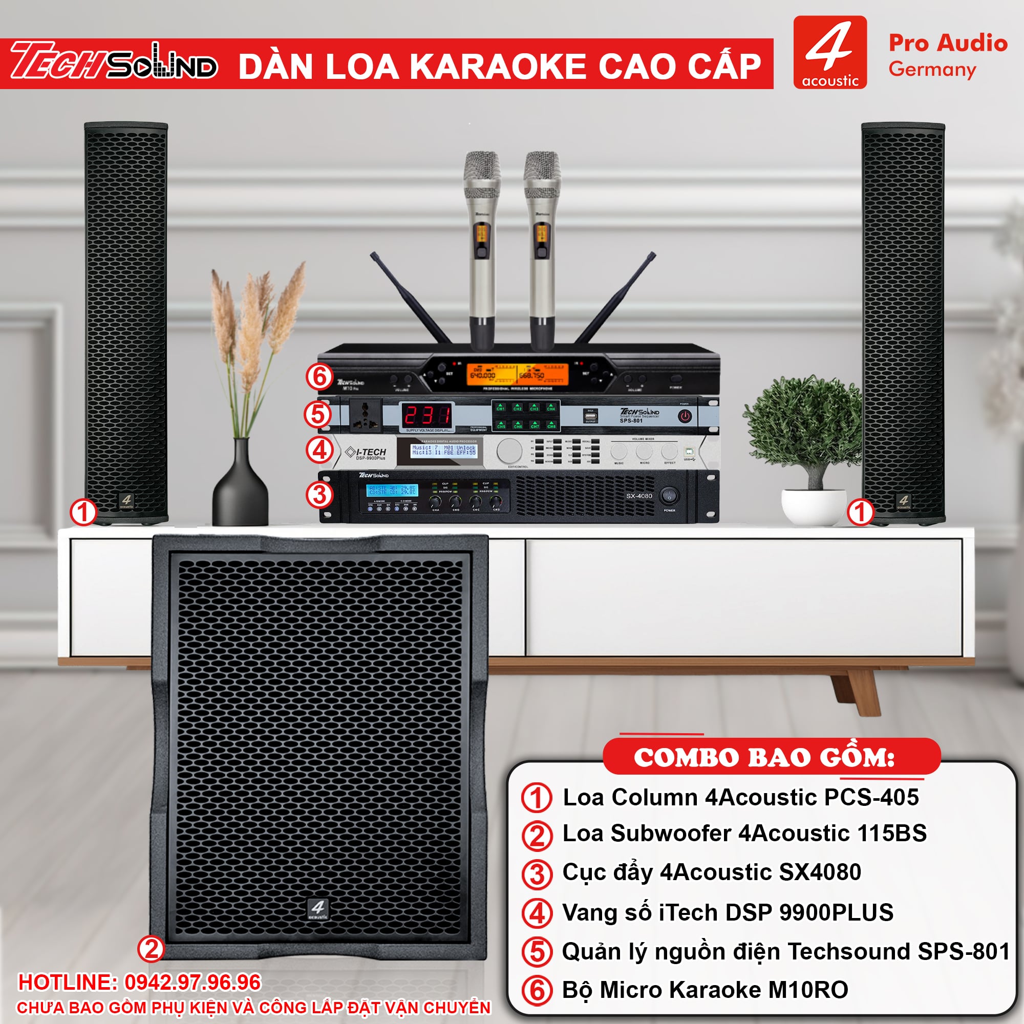 Dàn Loa Column 4Acoustic PCS-405 [03]