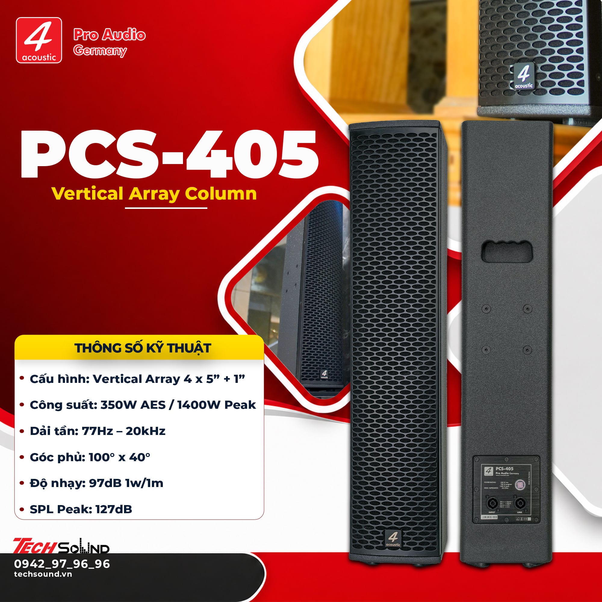 Loa Column 4Acoustic PCS 405