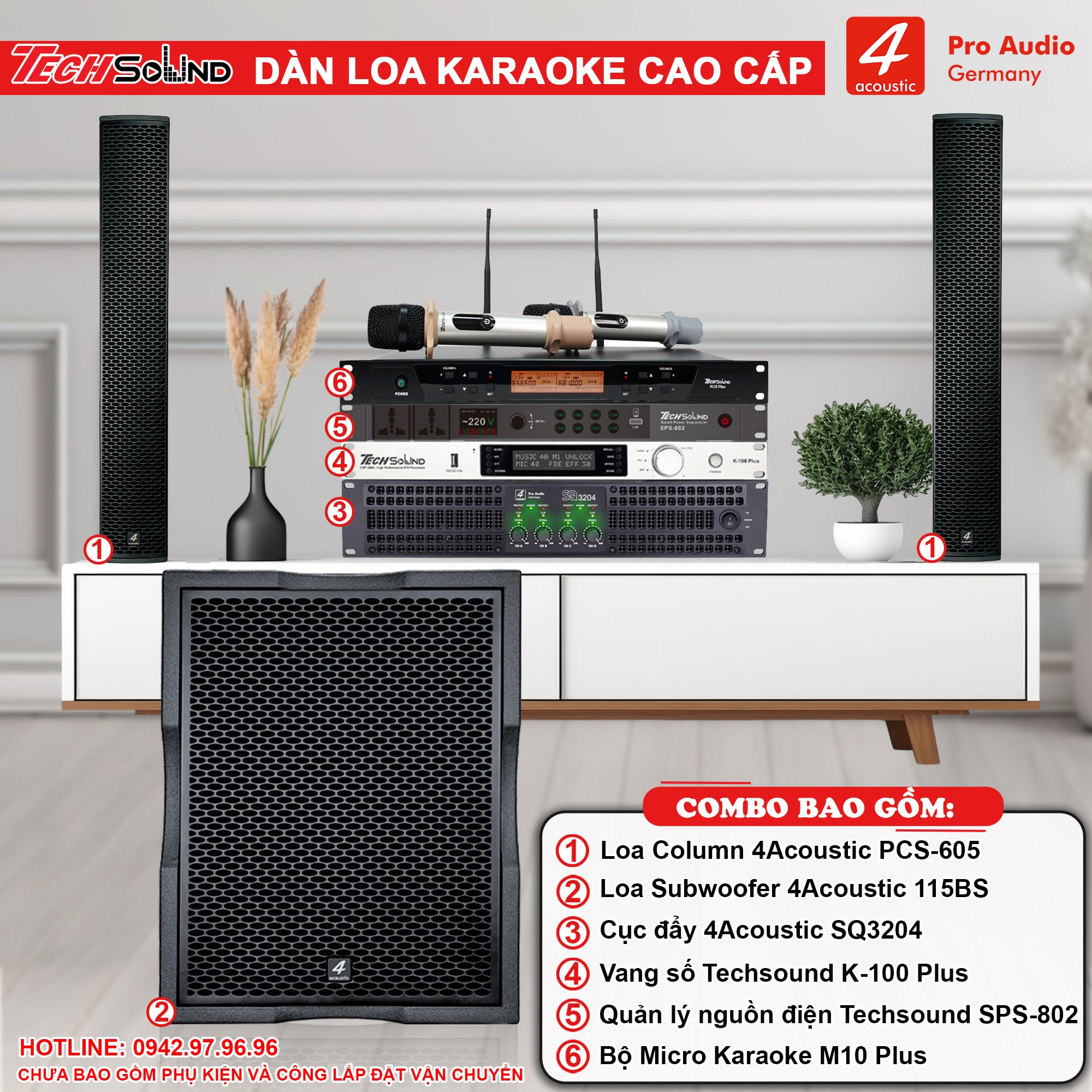 Dàn Loa Column 4Acoustic PCS-605 [02]