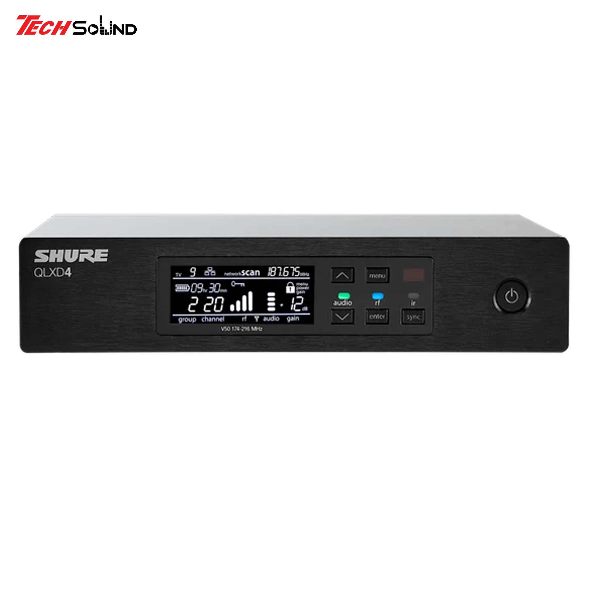 Shure QLXD4A-H53 QLXD4 – Bộ thu micro không dây kỹ thuật số một kênh
