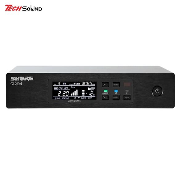 Shure QLXD4A-H53 QLXD4 – Bộ thu micro không dây kỹ thuật số một kênh