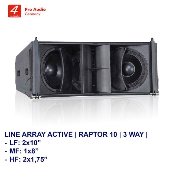 Loa Line Array 4Acoustic RAPTOR 10 (Active)