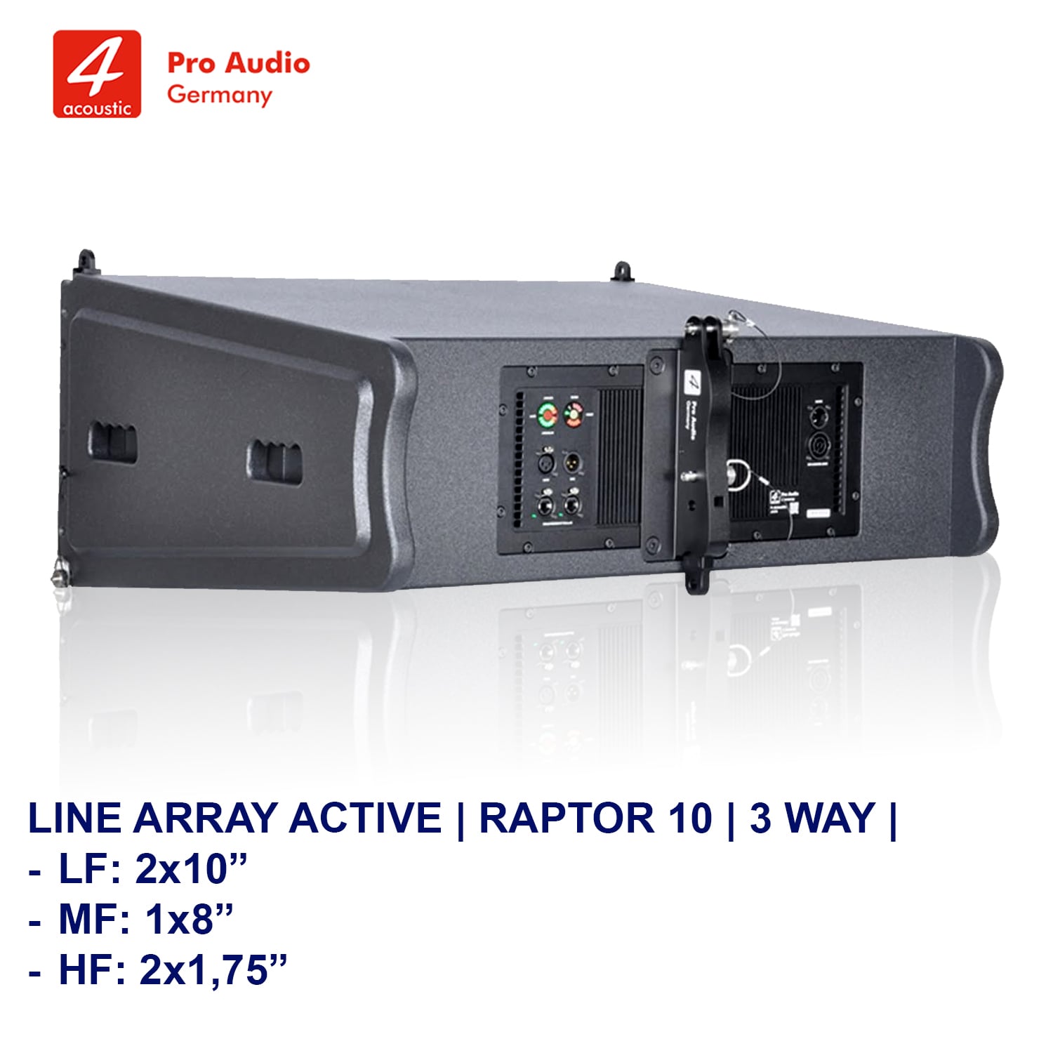 Loa Line Array 4Acoustic RAPTOR 10 (Active)