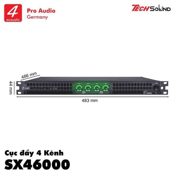 Amplifier 4 Kênh 4Acoustic SX46000