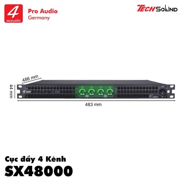 Cục đẩy 4 Kênh 4Acoustic SX48000
