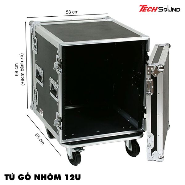 Tủ Gỗ 12U - Tủ đựng âm thanh