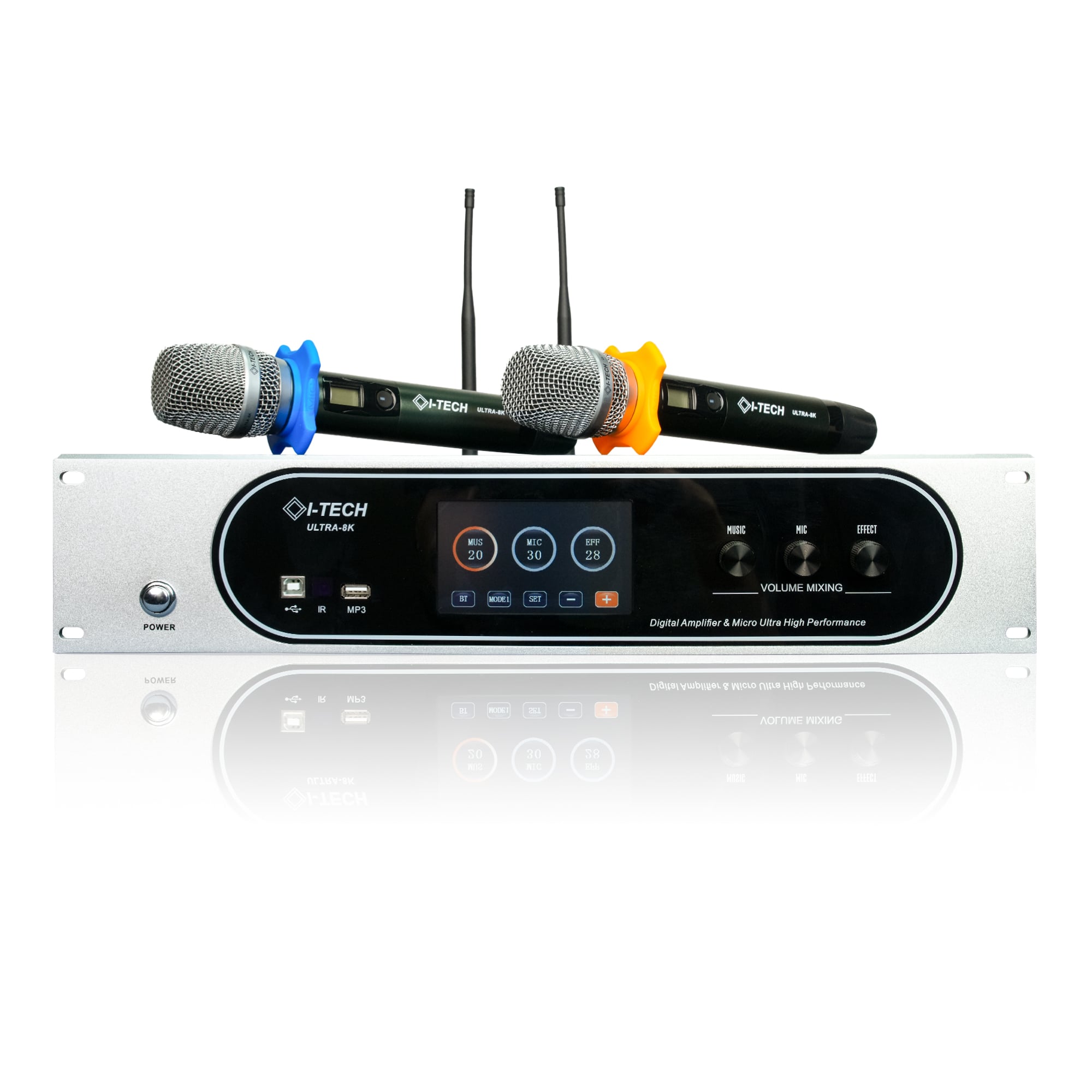 Đẩy 4 Kênh Liền Vang Mic Itech Ultra 8K