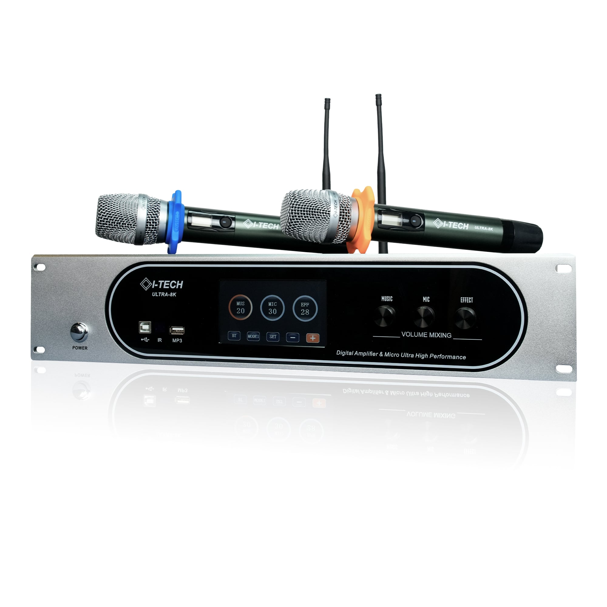 Đẩy 4 Kênh Liền Vang Mic Itech Ultra 8K