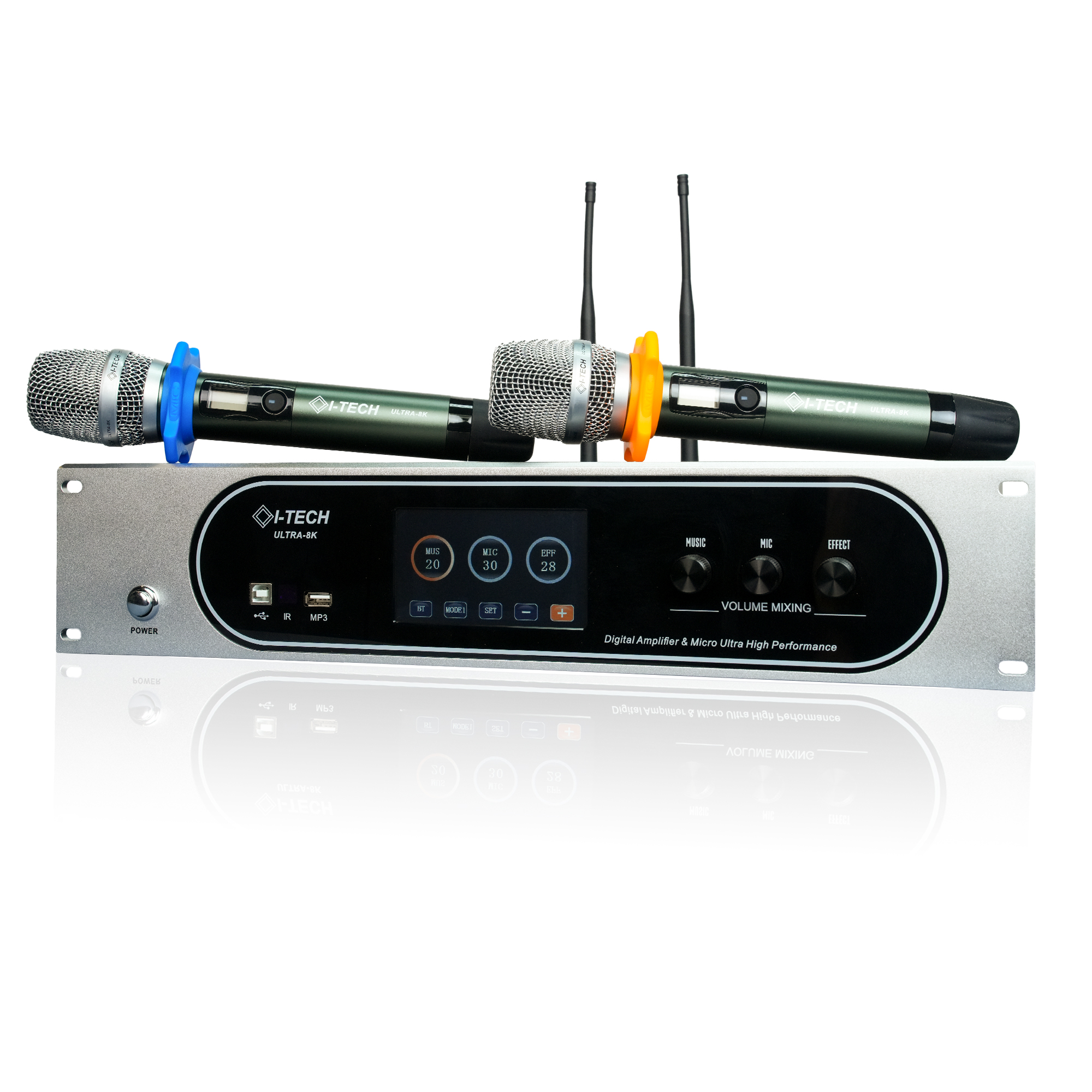 Đẩy 4 Kênh Liền Vang Mic Itech Ultra 8K