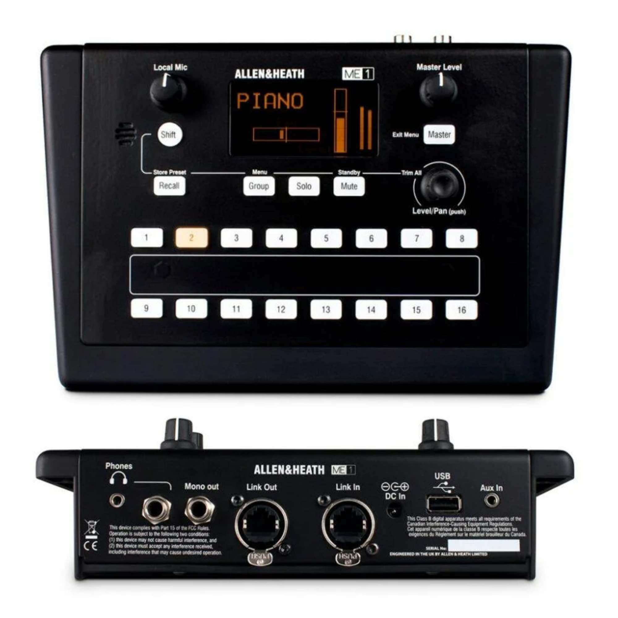 Hệ thống giám sát cá nhân Allen & Heath ME1