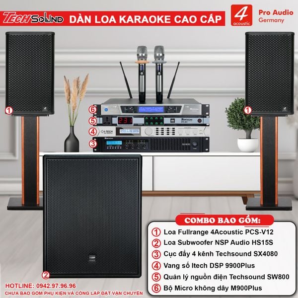 Dàn Loa Karaoke 4Acoustic V12 [06]