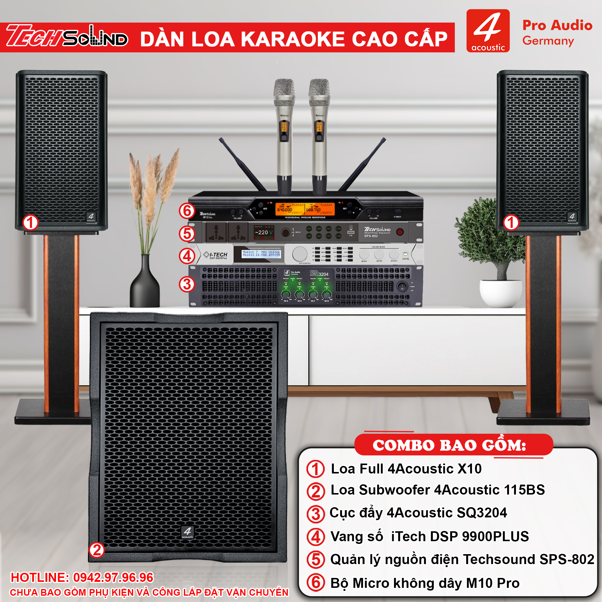 Dàn Loa Karaoke 4Acoustic X10 [03]